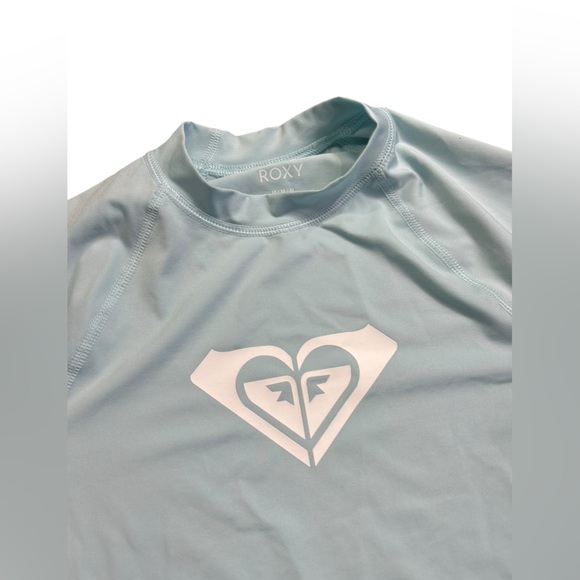 ROXY girls whole hearted long sleeve rashguard sun protection swim shirt NWOT - Picture 3 of 6